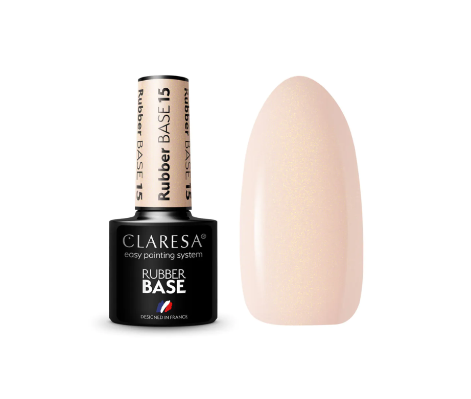 Vernis semi permanent Claresa - Rubber base