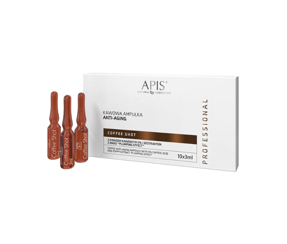 Apis - Coffee shot - Ampoule anti-âge effet repulpant - 10x3,5ml