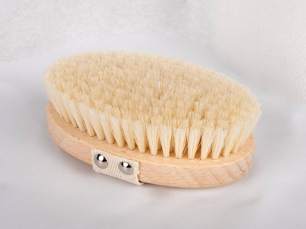 Brosse en bois pour massage du corps