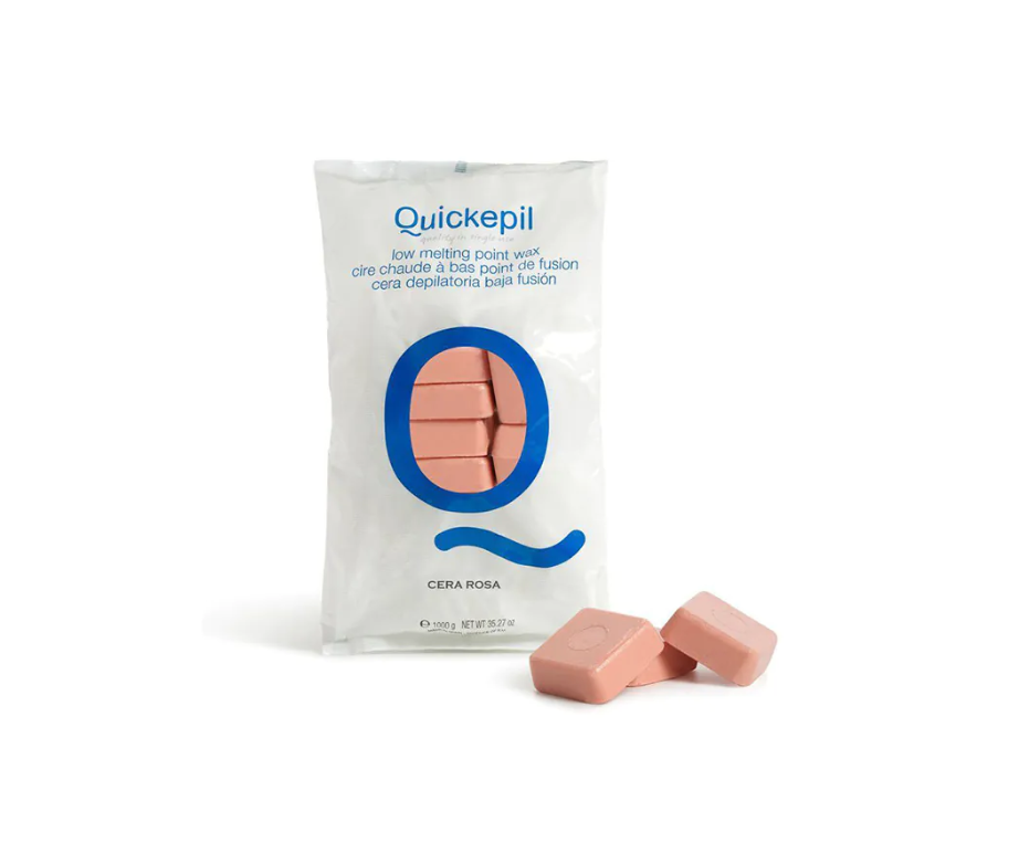 Quickepil - Cire d'épilation en blocs - 1 kg Rose