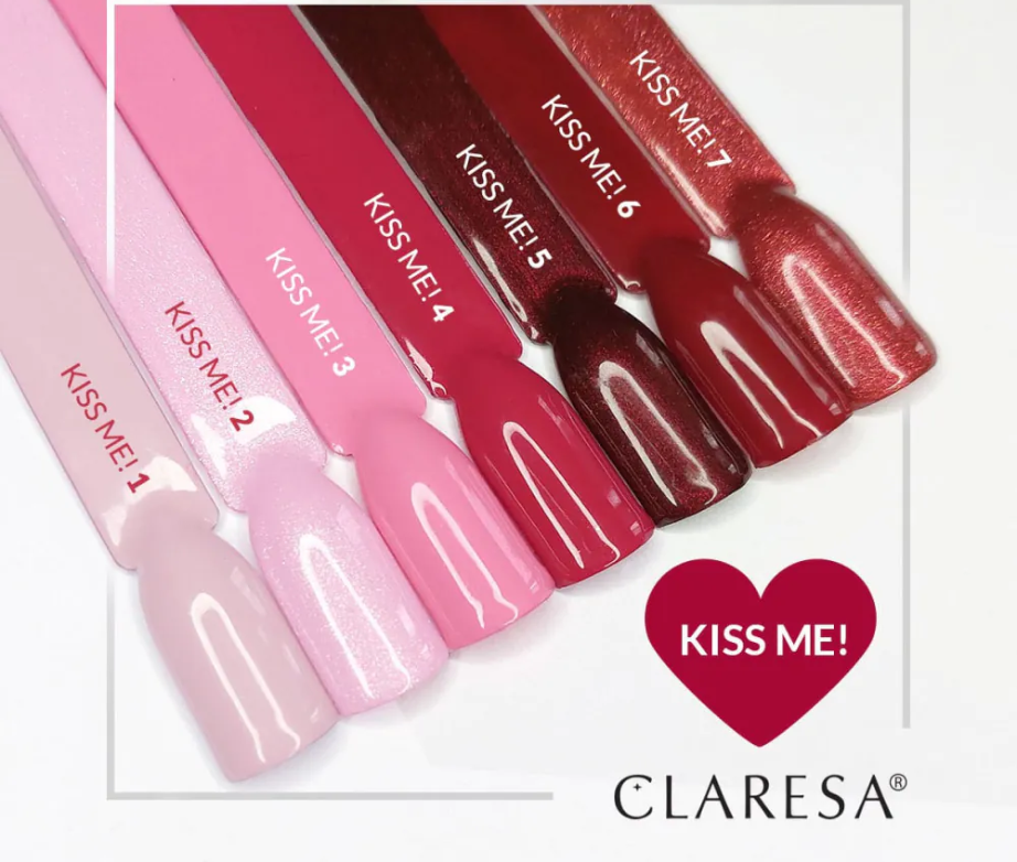 Claresa Vernis semi permanent - Kiss me!