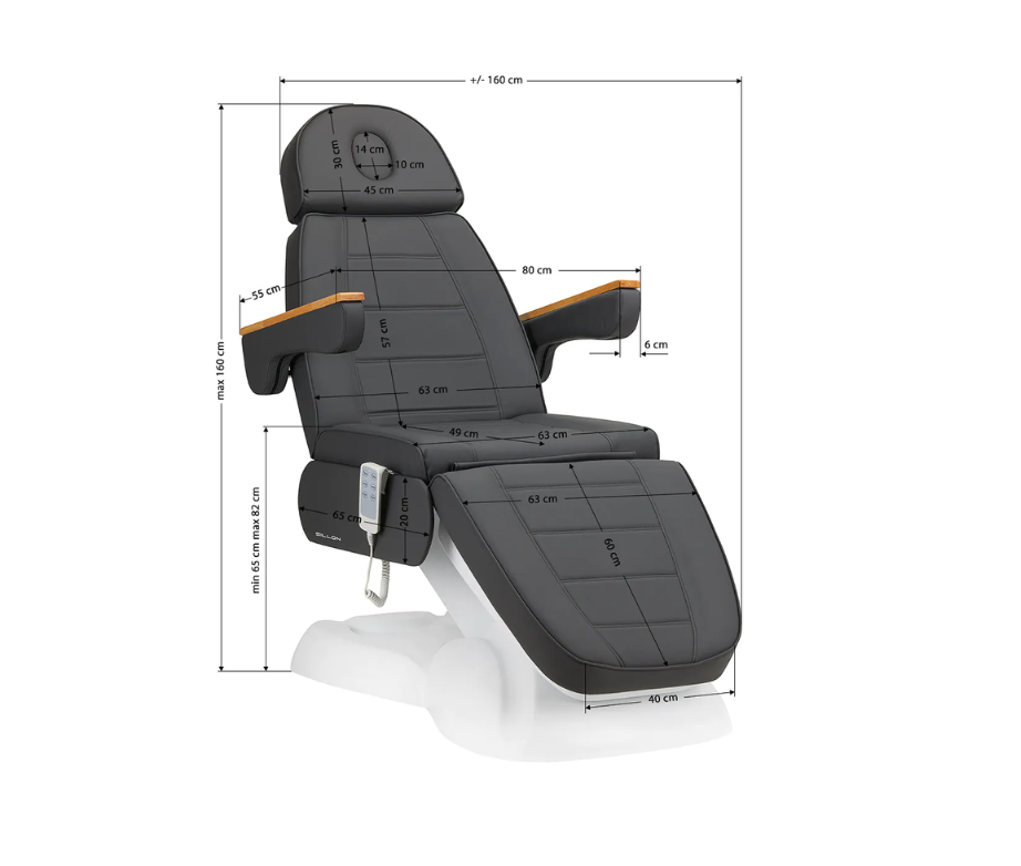 Fauteuil de pédicure électrique Pedi gris