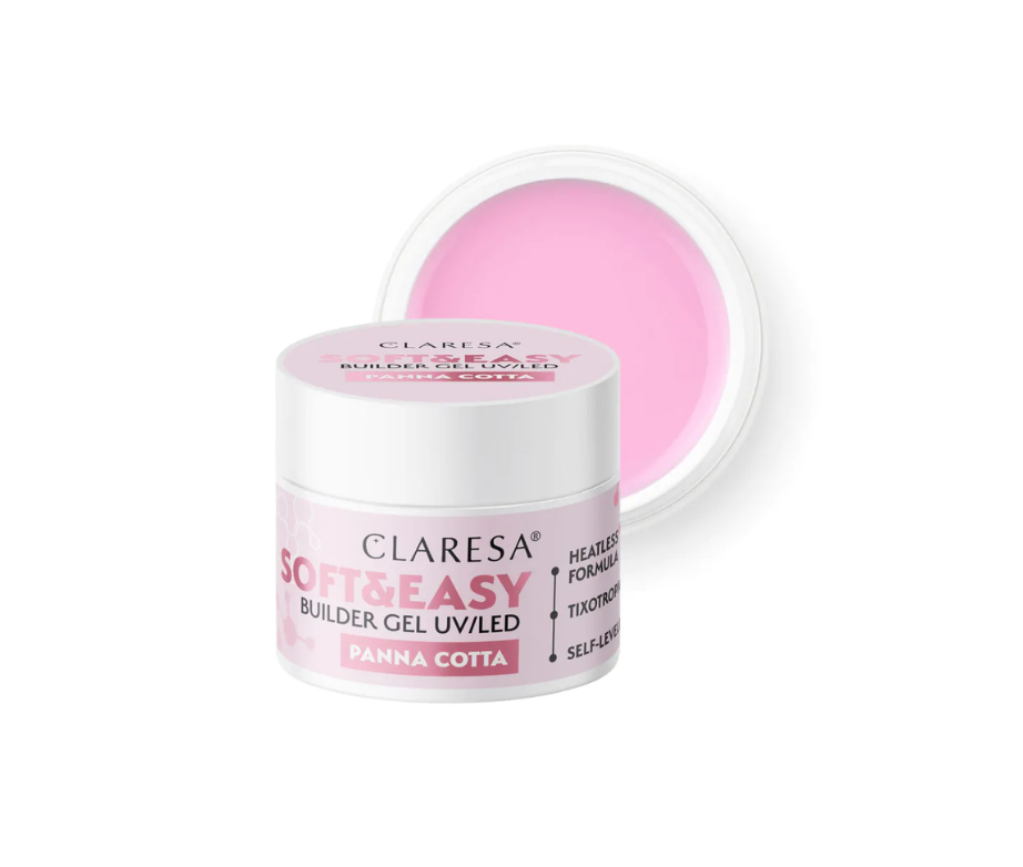 Claresa - Gel de construction Soft & Easy Panna Cotta