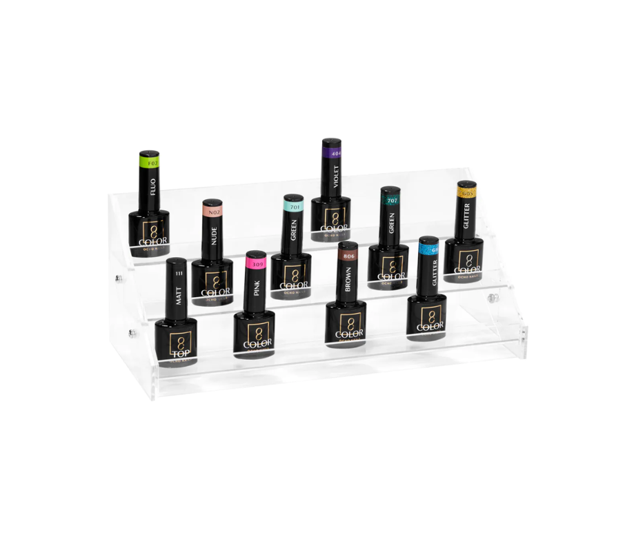 Support de rangement en plexiglas - 36 vernis