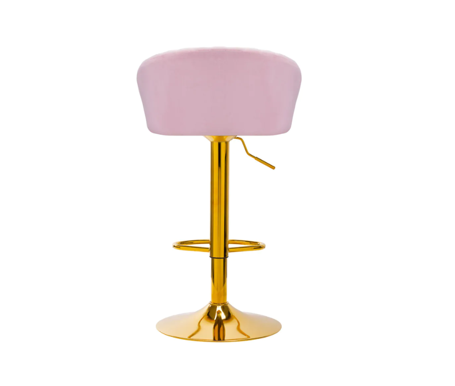 Tabouret cosmétique haut Volga - Rose et Or